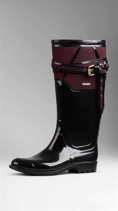 mens shoes burberry rain boots